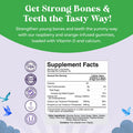 Natures Craft Delicious Kids Calcium Gummies - Toddler Vitamin D and Calcium Gummies for Children - Kids Vitamin Gummies with Calcium and Vitamin D for Muscle Bone and Teeth Development - Kosher Childrens Gummies