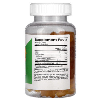 California Gold Nutrition Vitamin C For Children, No Gelatin, Natural Orange Flavor, 60 Vegetarian Gummies