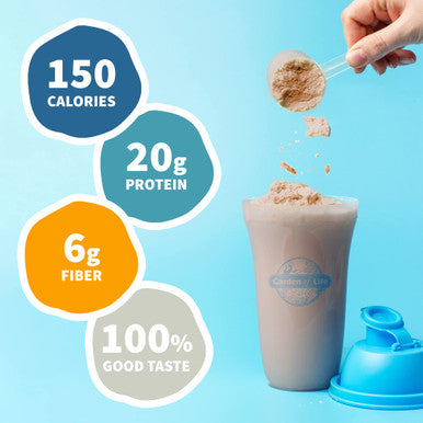 Garden of Life Organic Vegan Vanilla Protein Powder 22G & Digestive Enzymes For Easy Digestion Non-Gmo & Raw Organic Meal Replacement Shakes - Chocolate Plant Based Vegan Protein Powder