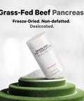 Codeage Grass Fed Beef Pancreas Supplement Glandulars - ze Dried Non-Defatted Desiccated Beef Pancreas Pills Pancreatic Enzymes Diet Meat - Pasture Raised Bovine Vitamins - 180 Capsules
