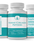 PURE ORIGINAL INGREDIENTS Marine Collagen Peptides, (100 Capsules) Always Pure, No Additives Or Fillers, Lab Verified