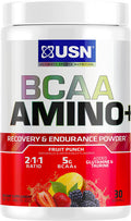 USN Supplements BCAA Amino + Supplement, Fruit Punch, 11.60 OZ