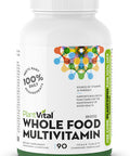 Plantvital Bundle Unflavored Organic Vegan Protein Powder - 18 Superfoods, And Whole Foods Multivitamins With 56 Superfoods For Your Daily Nutrients Needs.