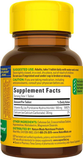 Nature Made Vitamin B Mg Tablets Ea Pack Of 4 Multi