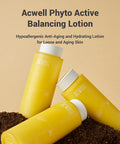 ACWELL Phyto Active Balancing Face Lotion for AntiAging and Hydrating 4.7 fl.oz. Oil and Moisture Balance Skin Soothing Formula with Amino Acid and BetaGlucan to Maintain Skin Texture