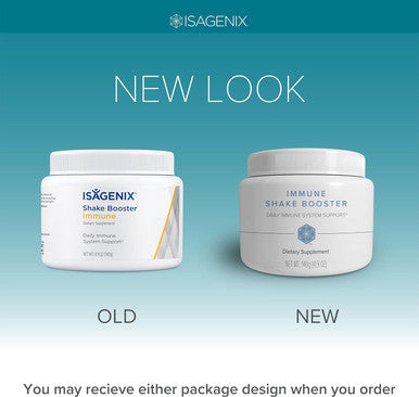 Isagenix Immune Shake Booster - Supports Healthy Immune Function w/Wellmune Beta-Glucans & Mushroom Blend - Unflavored Powder for Easy Mixing - Good Source of Fiber - No Artificial Ingredients 28 Servings