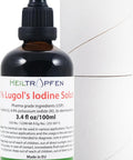 Heiltropfen 2.2% Lugol's Iodine Solution 3.4 Fl Oz | Pharmaceutical Grade Ingredients | Lugols Solution Made with Iodine and Potassium Iodide.