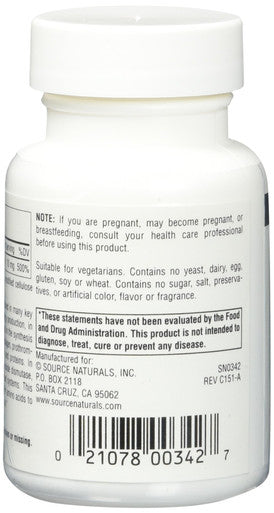 Source s Manganese 10 mg Amino Chelate,100 Tablets (Pack of 2)