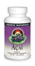 SOURCE S Acai Extract 500 Mg Capsule, 120 Count