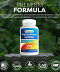 Best Naturals Potassium Iodide 65 mg - Dietary Supplement 60 Tablets (2 Bottles) (2)