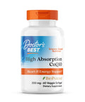 Doctor'S Best High Absorption Coq10 200Mg With Bioperine Supplement - Coenzyme Q10 Softgels For Heart Health & Antioxidant Support Coq10 200 Mg For Women & Men Non Gmo 60 Veg Softgels