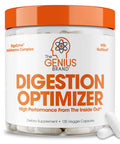 Genius Digestive Enzymes for Digestive Support, Gut Health & Total Wellness - Relief Formula for Gas, Heartburn, & Constipation with Bromelain, Ginger & Prebiotics - 135 Vegetarian Capsules