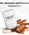 Codeage Leaky Gut Supplement L-Glutamine N-Acetylglucosamine Probiotic Butyric Acid Polyphenols Quercetin DGL Marshmallow Root Berberine BioPerine Cinnamon Vegan Non-GMO 60 Capsules