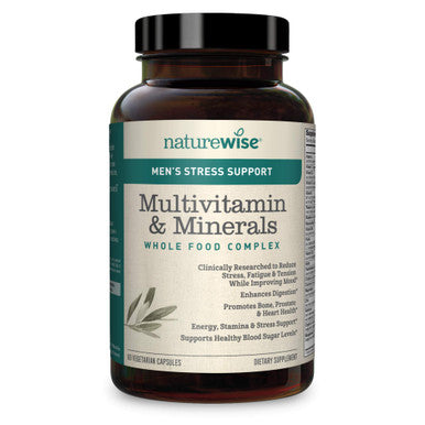 Naturewise Multivitamin For Men'S Daily Stress Support With Sensoril Ashwagandha And 22 Essential Nutrients (Packaging May Vary)