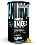 Animal Advanced Omega 3 Fatty Acids - 3500Mg Epa Dha Fish Oil Omega 3 Supplement For Women & Men High Potency Blend With Cla Gla Ala For Brain Skin Eye Immune Joint Health 30 Pill Packs
