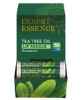Desert Essence Lip Rescue Therapeutic with Tea Tree Oil - 0.15 Oz - Pack of 4 - Antiseptic Balm - For Cracked Lips, Cold Sores - For Softer, Smoother Lips - Unscented - Vitamin E - Aloe Vera