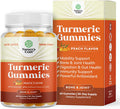 Natures Craft Turmeric Curcumin Immune Support Gummies - Immune Booster Turmeric Gummies for Joint Support and Advanced Skin Care - Turmeric with Black Pepper Joint Supplement Gummy Vitamins with Curcumin Powder