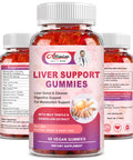 Alliwise Liver Support Gummies With Milk Thistle & Dandelion Extract, 80% Silymarin Extract, Liver Cleanse Detox & Repair, Natural Liver Health Formula