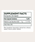 Thorne - Vitamin C 1000 Mg Supplement - Supports Healthy Immune Function & Collagen Formation - Provides Antioxidant Benefits - Third-Party Certified - Gluten Dairy & Soy-Free 60 Capsules