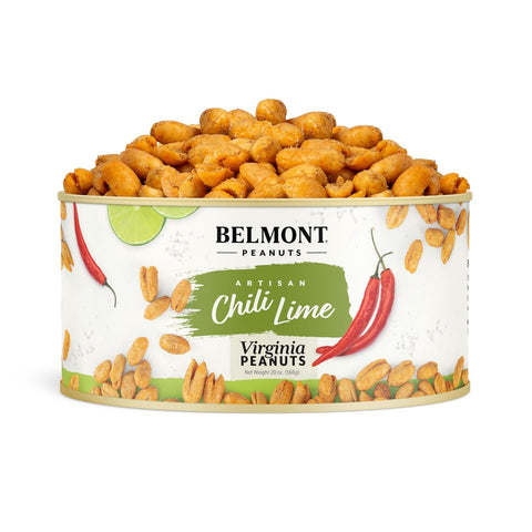 Belmont Peanuts Gourmet Sea-Salted Virginia Peanuts, 20 oz (1 Pack) ÃƒÂ¢Ã¢â€šÂ¬Ã¢â‚¬Å“ Only 3 Simple Ingredients, No Preservatives, 7g Protein ÃƒÂ¢Ã¢â€šÂ¬Ã¢â‚¬Å“ A Premium, Salty, Crunchy, Hand Seasoned Snack