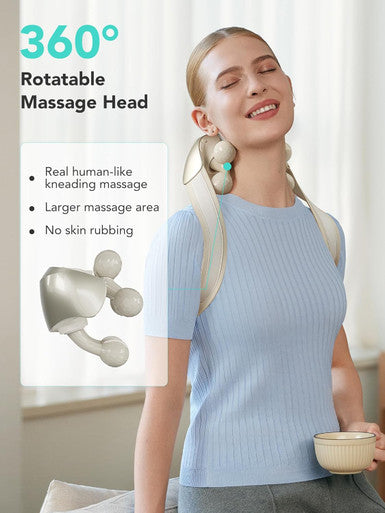 Skg Neck Massager For Pain Relief Deep Tissue Fsa Hsa Eligible 6D Kneading Shiatsu Neck Massager With Heat, Massager For Neck And Shoulder Pain, Gifts For Man And Woman, H7 Ultra