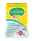 Culturelle Kids Probiotic Complete Multivitamin Chewable Promotes Immune Digestive Oral Health With 11 Vitamins Minerals including Vitamins C D Zinc NonGMO Fruit Punch Flavor 30 Count