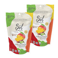 SOL SIMPLE Organic Dried Mango | 6oz Snack Pack (2 Bags Total) | One Ingredient | Vegan | Non-GMO | No Added Sugar | Fair Trade | Dried Fruit | Mango