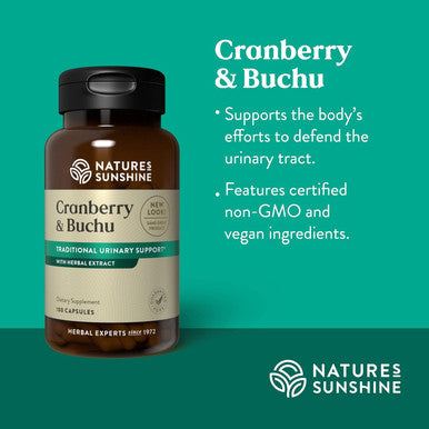 Nature'S Sunshine Cranberry and Buchu Concentrate 100 Capsules