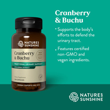 Nature'S Sunshine Cranberry and Buchu Concentrate 100 Capsules