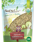 Food to Live Organic Hemp Seeds, 4 Pounds Ã¢â‚¬â€œ Non-GMO Raw Hearts, Hulled, Shelled, Kosher, Vegan, Bulk, Low Carb, Low Sodium, Good Source of Protein & Iron, Great for Oatmeal, Product of China