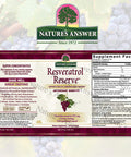 Nature'S Answer Alcohol- Resveratrol Reserve 5oz Concentrated Liquid | Packed with Antioxidants | Promotes Overall Well-Being | Immune System Support | Single Count