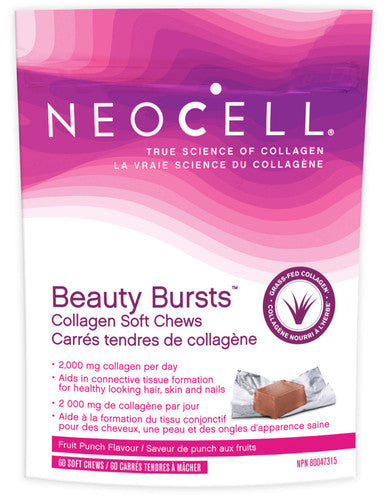 NEOCELL Beauty Bursts Fruit Punch Collagen, 60 CT
