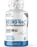 Neuro NAC Supplement N-Acetyl Cysteine Ethyl Ester - 20x More Bioavailable Than NAC 600 mg (60 Capsules)