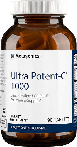 Metagenics Vitamin C & Vitamin D Bundle Ultra Potent-C 1000 Gentle Buffered Vitamin C for Immune Support Bundled with D3 10,000 + K 10,000 IU Vitamin D for Bone Cardiovascular Immune Health
