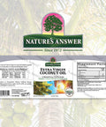 Nature'S Answer Extra Virgin Coconut Oil Softgels Organic Coconut Oil Multi-Purpose Non-GMO Ideal for For Hair Skin Body Moisturizer (Pack of 2)