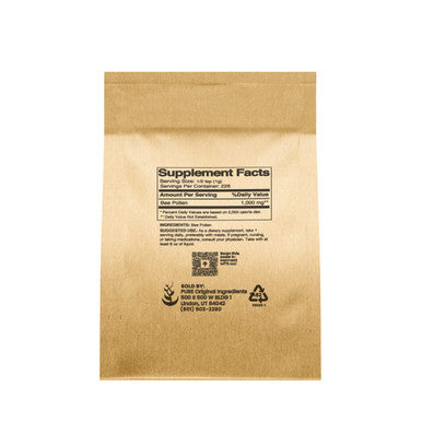PURE ORIGINAL INGREDIENTS Bee Pollen, 8 Oz, No Fillers, Undiluted Supplement