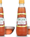 Pompeian Gourmet Red Wine Vinegar - 30 fl oz | Vinegar for Cooking - Bold and Fruity Flavor for Salad Dressings, Marinades, and Sauces