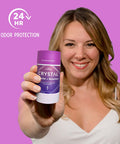 Crystal Magnesium Solid Stick Natural Deodorant NonIrritating Aluminum Deodorant for Men or Women Safely and Effectively Fights Odor Lavender Rosemary 2.5 oz