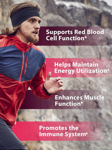 Iron Supplement For Women Men, High Potency Iron 65Mg With Vitamin C 250Mg, Slow Release Stomach Friendly Iron Pills For Red Blood Cell & Immune Support, Non-Gmo, Gluten Free, 60 Vegan Tabs