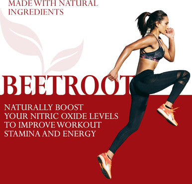 Organic Beet Root Powder Capsules - Nitric Oxide Booster For Men & Women - Organic Non-Gmo Gluten Vegan Beets - 60Ct