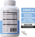 Viteyes AREDS 2 Advanced Macular Support with Bilberry grapeseed FLORAGLO Lutein Selenium Natural Vitamin E Allergen Eye Vitamins for Vision Protection 180 Count