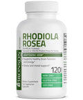 Bronson Rhodiola Rosea Vegetarian Capsules - Adaptogenic Herb - Brain, Stress & Mood Support - Non-Gmo, 120 Count
