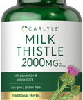 Carlyle Milk Thistle 2000Mg | 180 Capsules | With Dandelion & Yellow Dock | Non-Gmo, Gluten Free