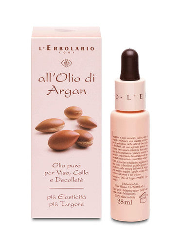 L'Erbolario Argan Face Oil - Enriched With Vitamin E To Nourish And Hydrate The Skin - Promotes Youthfulness And Firmness Of The Face - Daily Moisturizer For Glowing And Radiant Complexion - 0.94 Oz