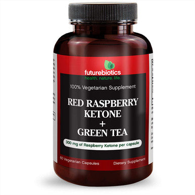 Futurebiotics Red Rasberry Ketone + Green Tea, 60 Vegetarian Capsules
