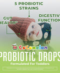 Maryruth Organics Cocomelon Toddler Probiotic Liquid Drops | Kids Probiotics for Ages 1-3 | Digestive Health | Immune Support Supplement | USDA Organic | Sugar | Vegan | Gluten | 1 Fl Oz