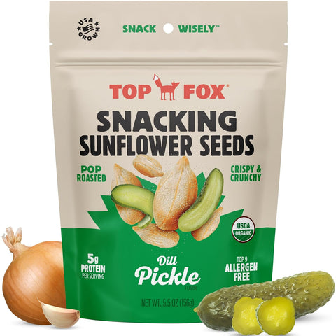 Top Fox Snacks Dark Cacao Sea Salt Sunflower Seeds To Eat (5.5 oz, Pack of 6) ÃƒÆ’Ã†â€™Ãƒâ€šÃ‚Â¢ÃƒÆ’Ã‚Â¢ÃƒÂ¢Ã¢â€šÂ¬Ã…Â¡Ãƒâ€šÃ‚Â¬ÃƒÆ’Ã‚Â¢ÃƒÂ¢Ã¢â‚¬Å¡Ã‚Â¬Ãƒâ€¦Ã¢â‚¬Å“ Keto Friendly Snacks, Allergen Free Snacks, Gluten Free Snacks, Protein Snacks, Keto Snacks, Paleo, & Vegan - Organic