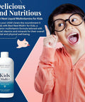 Best Nest Wellness Kids Multi Plus - Brain Health Support Supplement For Kids - Liquid Multivitamin With Methylated Vitamins - Nutritional Supplement Aids Immune Health - Tropical Flavor, 16 Fl Oz