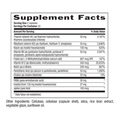 Country Life Coenzyme B-Complex 60 Vegi-Caps