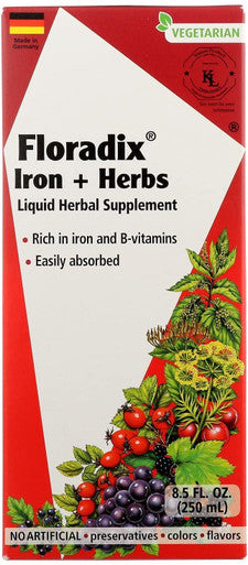 FLORADIX Iron & Herbs, 8.5 FZ